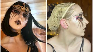 Cleopatra Makeup Tutorial | My Sister Does My Makeup|Halloween
