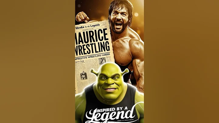 "Shrek’s Real-Life Inspiration: Maurice Tillet! 🏋️‍♂️💚 #ShrekFacts"