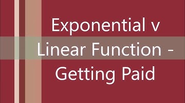 Linear versus Exponential Function