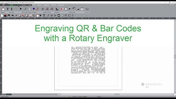 Engraving QR & Bar Codes with a Rotary Engraver 02