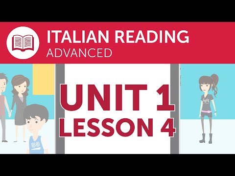 Advanced Italian Reading -  Italian Email Instructions