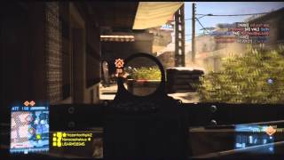 Battlefield 3 - COLLATERAL CROSSBOW KILL! -