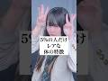 5%の人だけが持つレアな体の特徴 #歌ってみた #ころしちゃった #わさび抜き