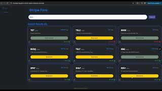 Stripe Foro ( Angular ). Stock Tracking App