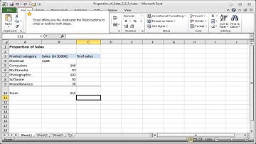 Excel: undo and redo
