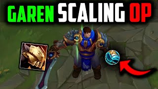 GAREN SCALING IS STUPID... (Best Build/Runes) How to Play Garen & Carry for Beginners Season 14