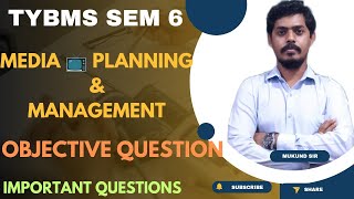 Media Planning & Management TYBMS SEM-6 l PYQ Analysis with Answer l Mumbai University l Mukund Sir