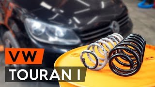 How to change front springs on VW TOURAN 1t3 [TUTORIAL AUTODOC]