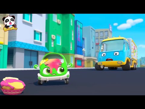 بيبي باص | اغنية المعجب بسيارة الشرطه.جديد.رسوم متحركه .Baby Bus|’بدون موسيقى'