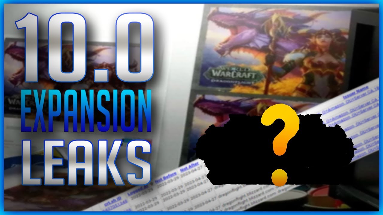 WoW's 10.0 Expansion: Dragonflight - More & more leaks are showing up!