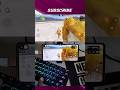 pc ❌ Mobilator ✅ practicing keyboard and mouse #viral #gaming