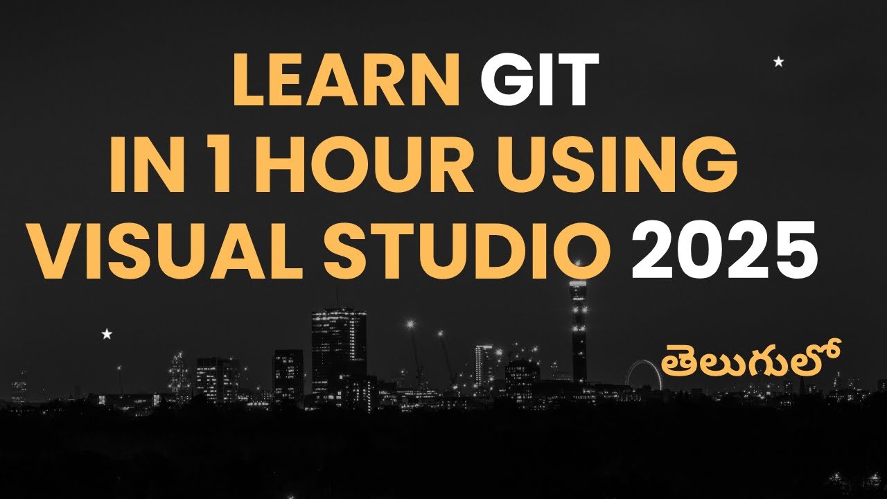 #00 Complete Git tutorial in 1 hour in Telugu | Git Full course in ...