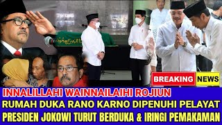 Rumah Duka Rano Karno Dipenuhi Pelayat, Presiden Jokowi Turut Iringi Pemakaman