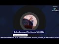 Online Command The Morning With ICOJ.