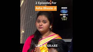 Indian Idol Season 16 Upcoming Weekend Episodes dedicated #legendry #singer Asha Bhosle Ji #shorts
