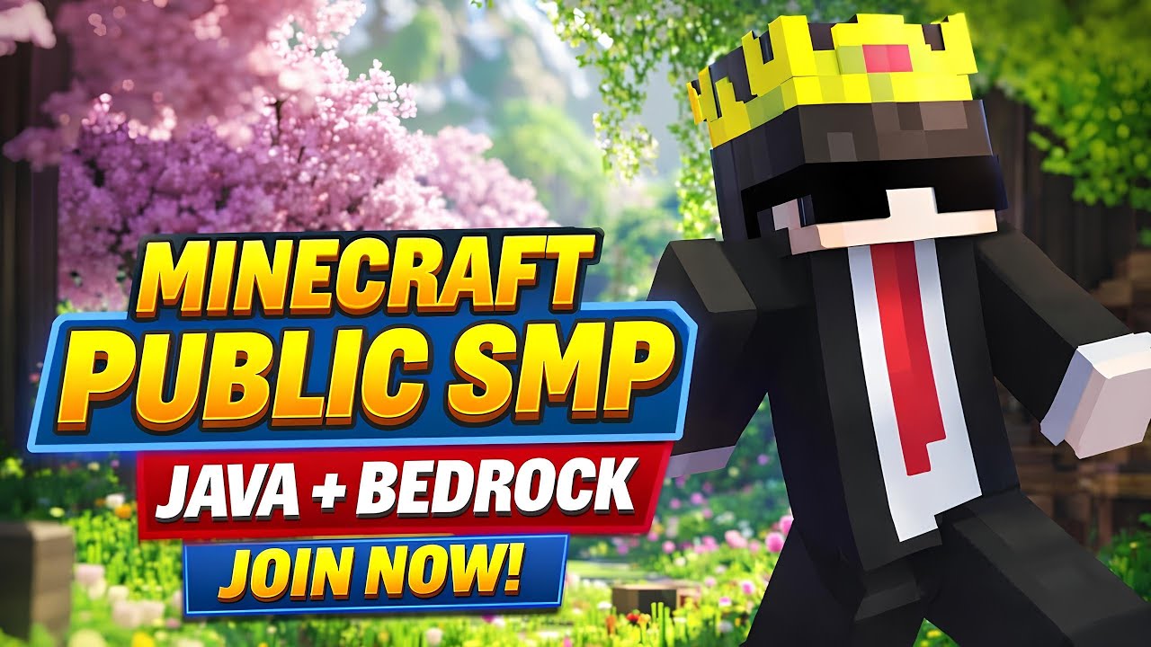Minecraft Public SMP 🌸 | Java + Bedrock | Join Today #live #smp # ...