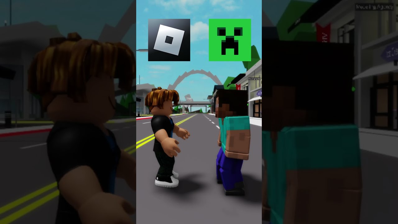 Roblox VS Minecraft Shorts