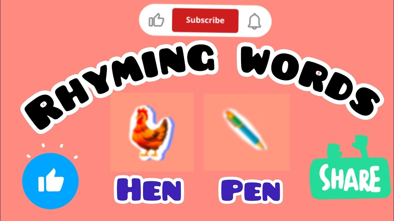 Learn Rhyming Words | English for kids and Beginners - YouTube