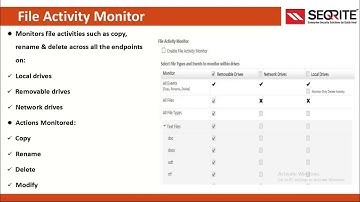 Seqrite EPS: File Activity Monitor