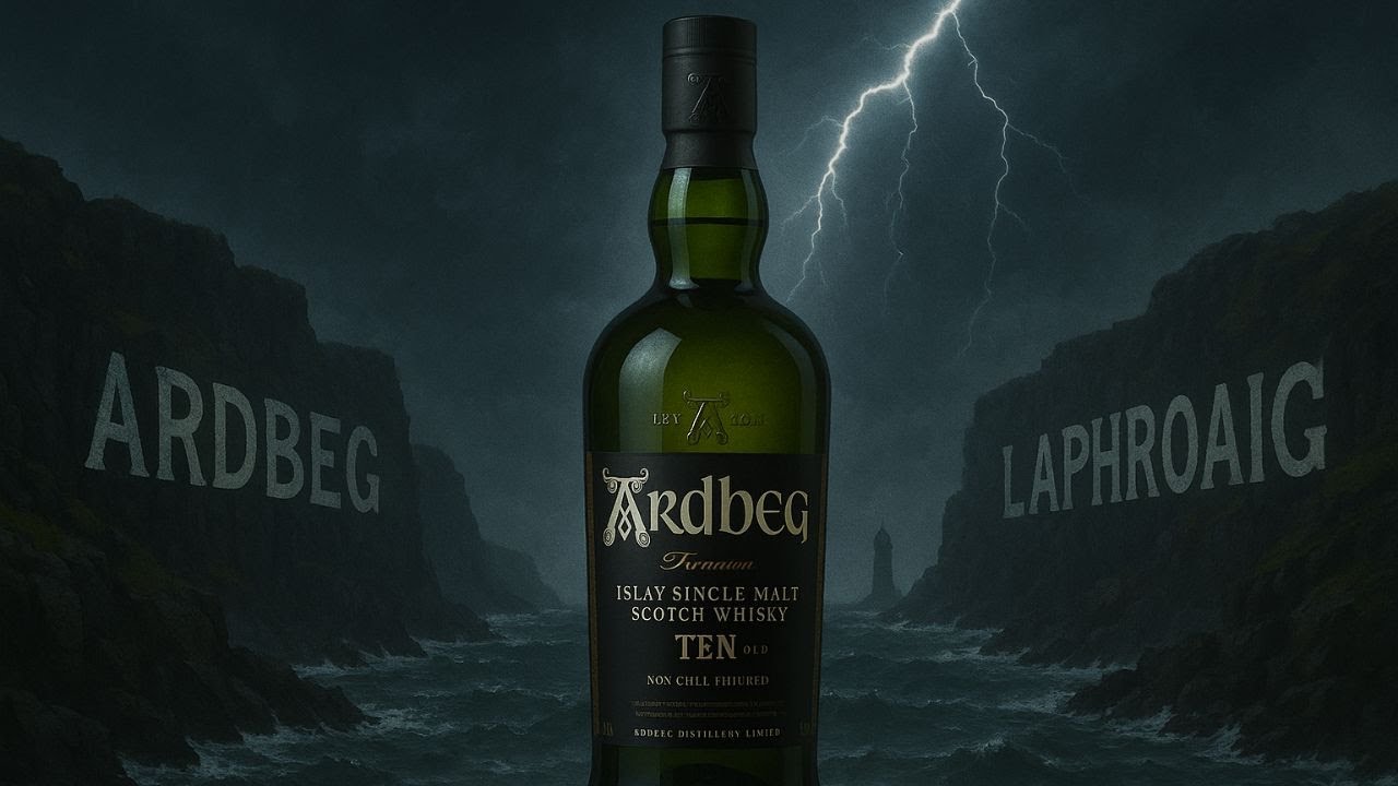 LAPHROAIG'S NEMESIS! REVIEW OF THE ARDBEG TEN ISLAY SINGLE MALT