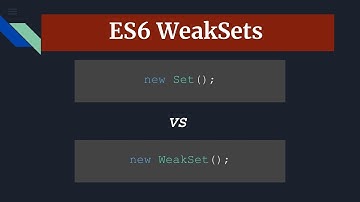 ES6 WeakSet - What is the difference between Set and WeakSet