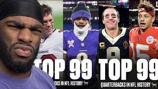 Reacting To The Bleacher Report Top 99 QBs List (WORST LIST EVER)