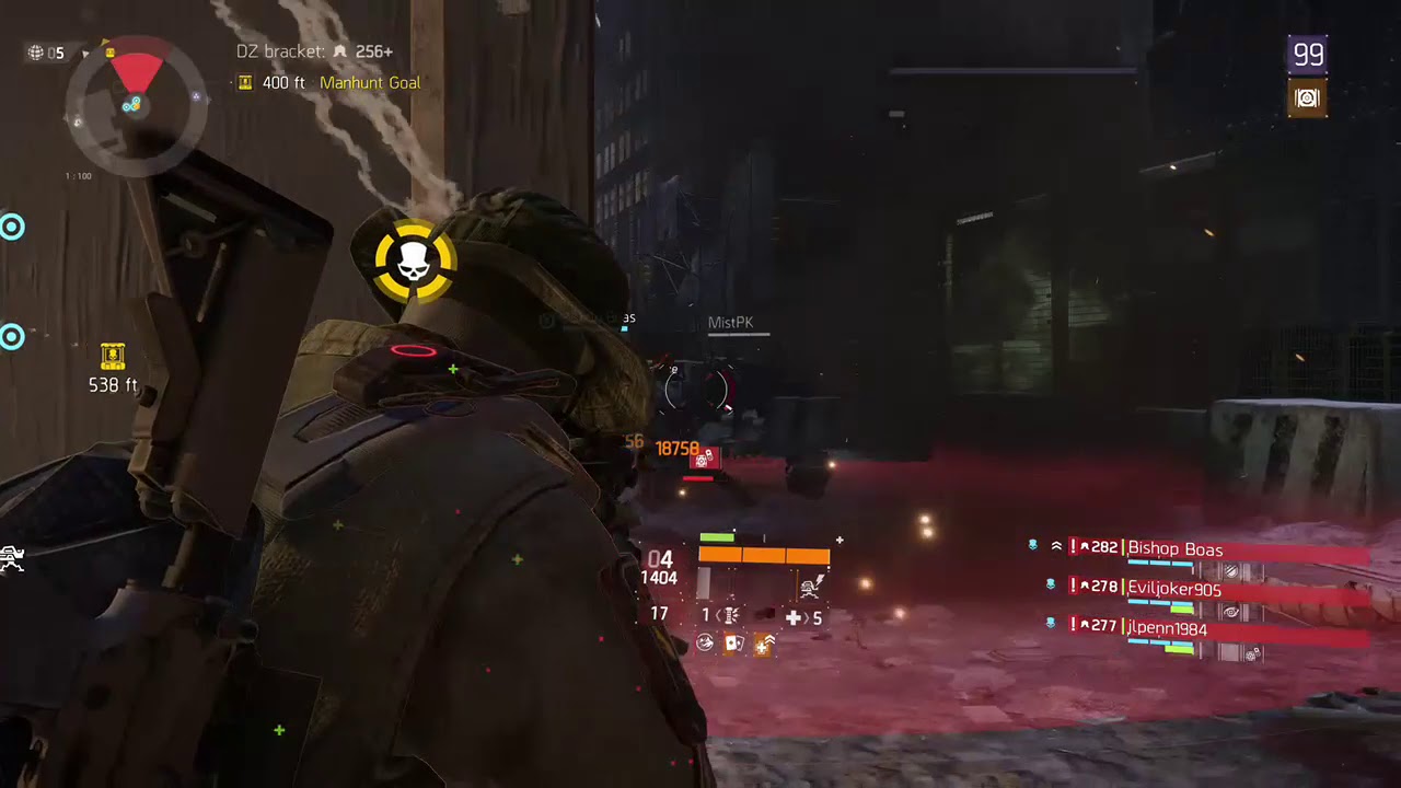 Big Fight, Division 1 Manhunt