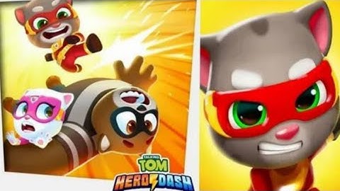 Talking Tom Hero Dash - Tom - 3 x Gameplay Android and IOS