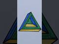 The Impossible Triangle! 😲 #drawing #easydrawing #foryou #fyp #youtubeshorts #shortsfeed #shorts
