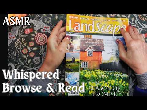 ASMR | British Landscape Magazine for Spring - Whispered Browse & Read!