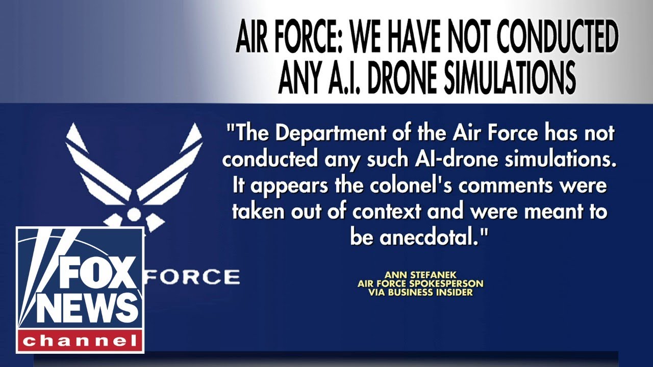 ⁣Air Force disputes claim an AI drone simulation turned against operator