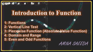 Calculus|Lecture 6|Introduction to Function|Even and Odd Functions|Part 5|Urdu
