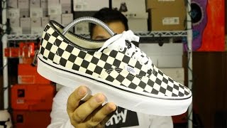 Persona especial Respeto a ti mismo donante Vans Authentic Checkerboard Golden Coast Review + On Foot! - YouTube