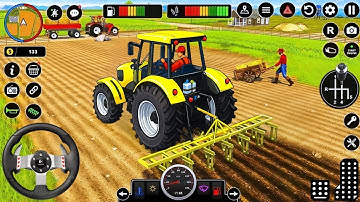 Modern Tractor Farming Driving Simulator 3D - New Tractor Games - Android Gameplay
