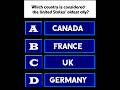 Which country is considered the United States’ oldest ally? #Shorts