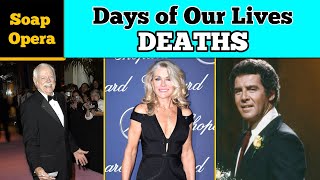 Days of our Lives Actors Who DIED || Soap Opera Deaths