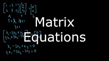 How to represent systems of equations in the form Ax = b