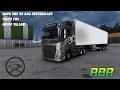 ETS2 - Ao vivo no mapa RBR com Volvo FH5 no báu refrigerado no volante MOZA TSW Truck Wheel.