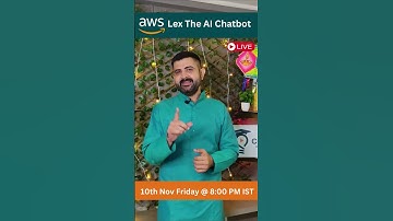 AWS Lex The AI Chatbot #aws #learncloud #cloudcomputing #cloudfolkshub #amazonwebservices