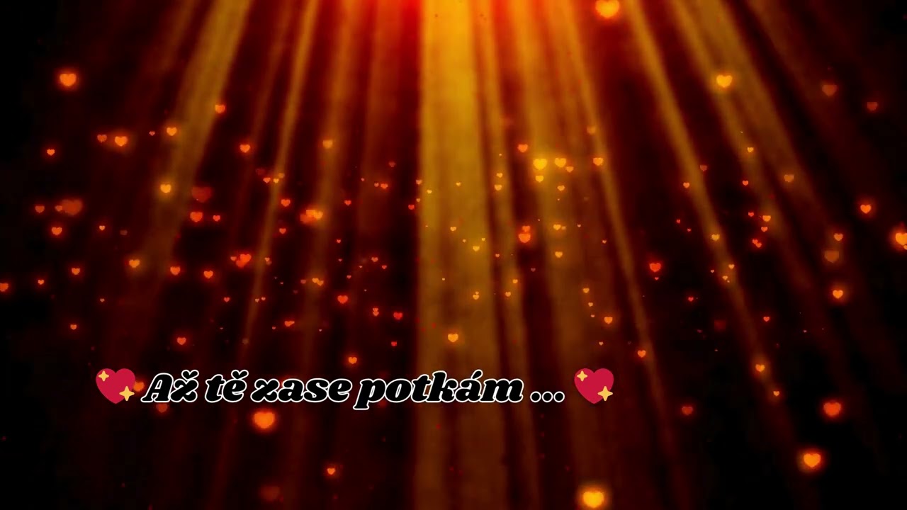 1️⃣Až tě zase potkám ...  2️⃣ Jen pro tebe ... Vášnivá, emotivní balada ...