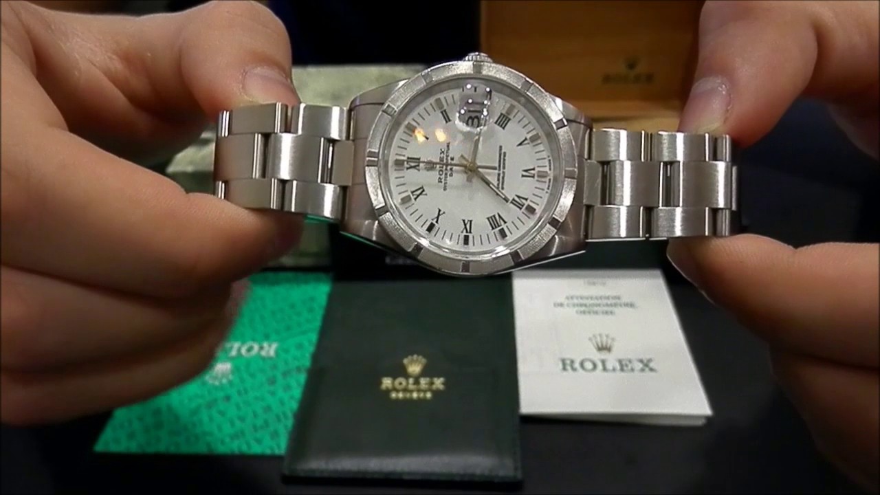 Rolex Oyster Perpetual Date 15210 White 