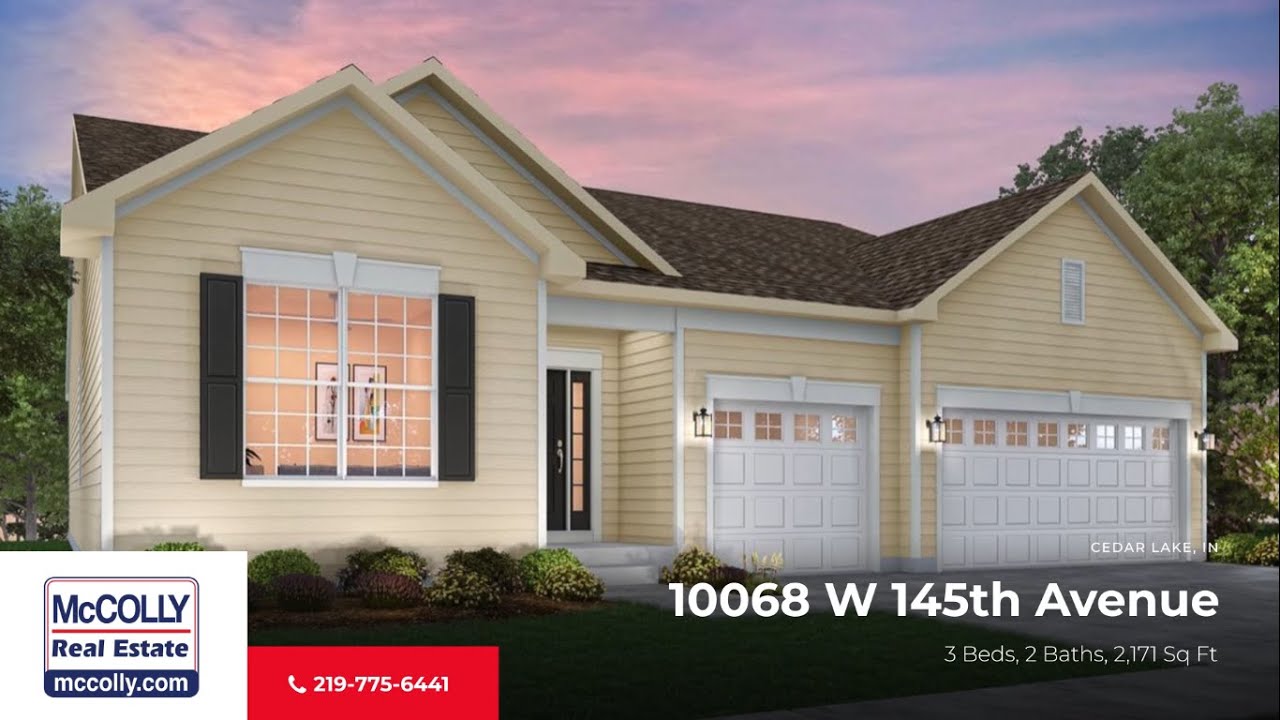 10068 W 145th Avenue, Cedar Lake, IN MLS530271 McColly YouTube