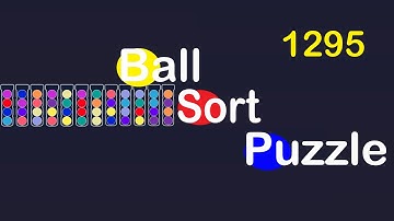 Ball Sort Puzzle Level 1295 🎯No Extra Tubes😂Game Walkthrough😘  #Stay Home And Fun Play #WithMe
