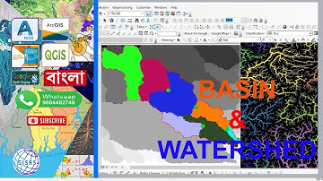 Extract Watershed with geometry from DEM in ArcGIS || River basin extraction from DEM in ArcGIS