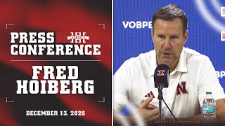 Husker HC Fred Hoiberg Following Win over No. 13 Illinois | Nebraska Basketball Press Conference