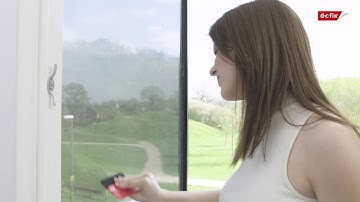 How to apply d-c-fix® static cling tinted anti-glare film