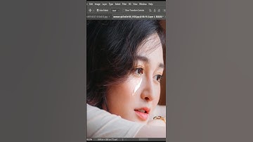 How to make realistic tears on Photoshop #shorts #photoshop