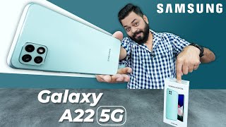Samsung Galaxy A22 5G Unboxing And First Impressions ⚡ Dimensity 700, 11 5G Bands,90Hz Screen & More