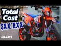 TOTAL COST OF MY SUPERMOTO BUILDH KTM 500 EXC | BLDH