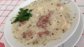 Kesme Çorbasi Yoğurtlu Kikirdakli Kesme Çorbasi Resimi